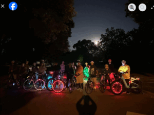 Full Moon Bike Ride Thru Bloomington, sponsored by Lunar Lights + Locomotion @ Showers Plaza (meet by the City Hall stairs), 401 North Morton St., Bloomington